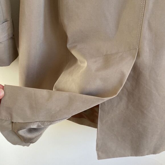 London Fog Quilted Flap Double Breasted Trench Coat - Picture 12 of 16